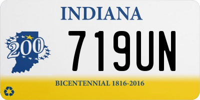 IN license plate 719UN