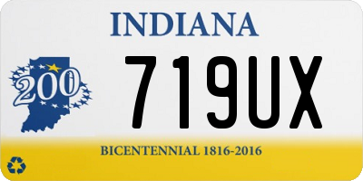 IN license plate 719UX