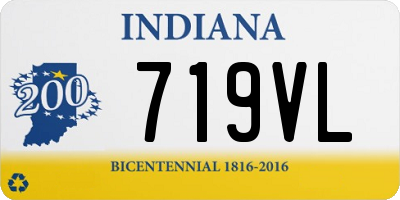 IN license plate 719VL