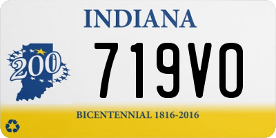 IN license plate 719VO