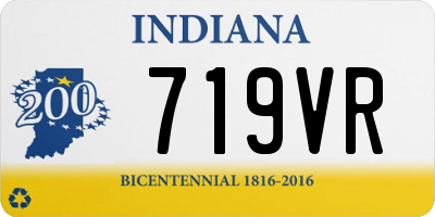 IN license plate 719VR