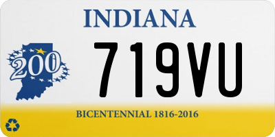 IN license plate 719VU