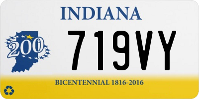 IN license plate 719VY