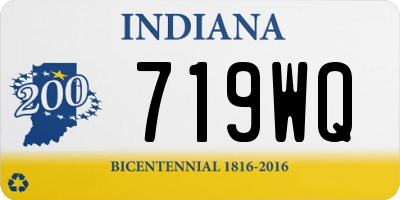 IN license plate 719WQ