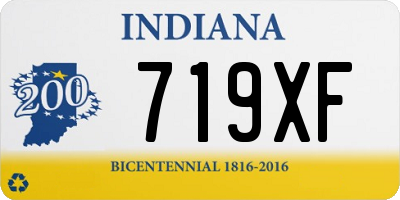 IN license plate 719XF