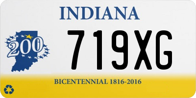 IN license plate 719XG