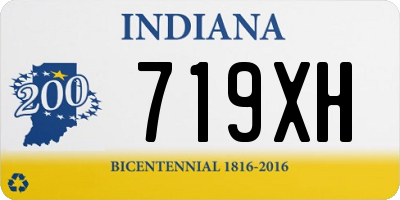 IN license plate 719XH