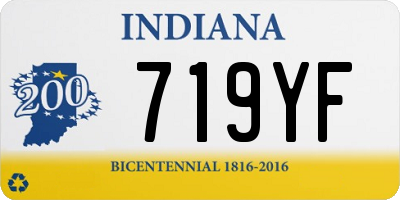 IN license plate 719YF