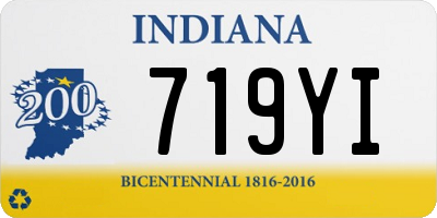 IN license plate 719YI