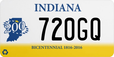 IN license plate 720GQ