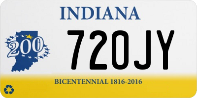 IN license plate 720JY