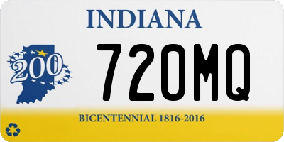 IN license plate 720MQ