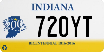 IN license plate 720YT