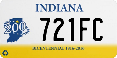 IN license plate 721FC