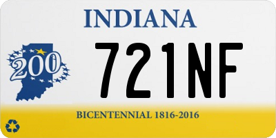 IN license plate 721NF