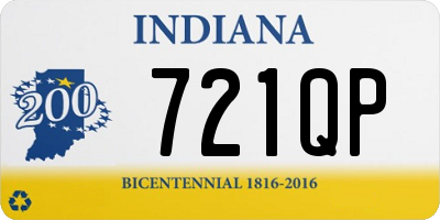 IN license plate 721QP