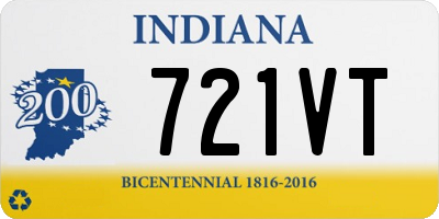 IN license plate 721VT