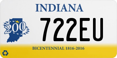 IN license plate 722EU