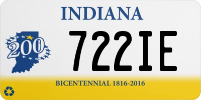 IN license plate 722IE