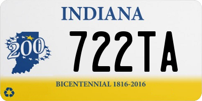 IN license plate 722TA