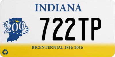 IN license plate 722TP