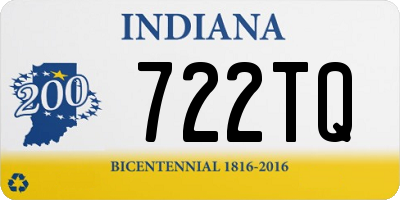 IN license plate 722TQ