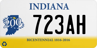 IN license plate 723AH