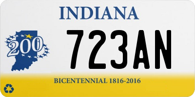 IN license plate 723AN