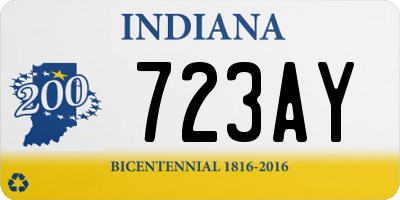 IN license plate 723AY