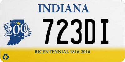 IN license plate 723DI