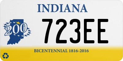 IN license plate 723EE