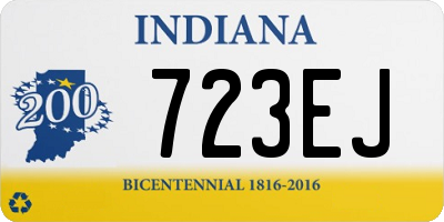 IN license plate 723EJ