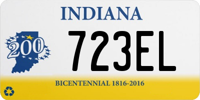 IN license plate 723EL