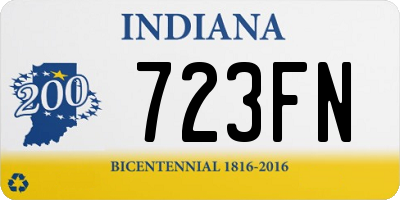 IN license plate 723FN