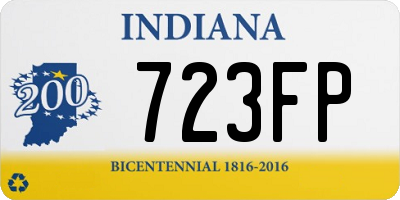 IN license plate 723FP