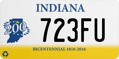 IN license plate 723FU