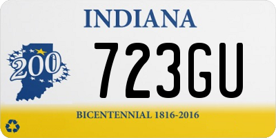 IN license plate 723GU