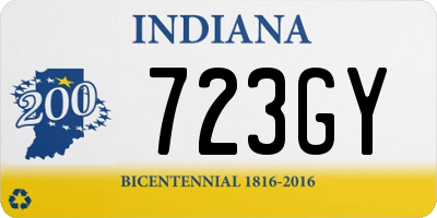 IN license plate 723GY