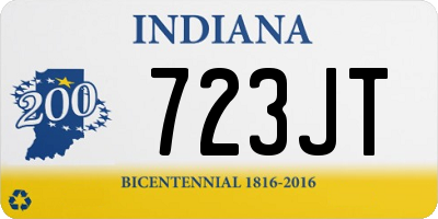 IN license plate 723JT