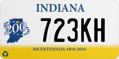 IN license plate 723KH