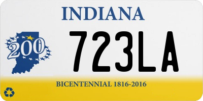 IN license plate 723LA