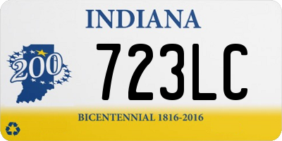 IN license plate 723LC