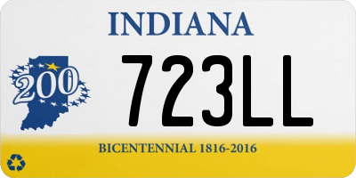 IN license plate 723LL