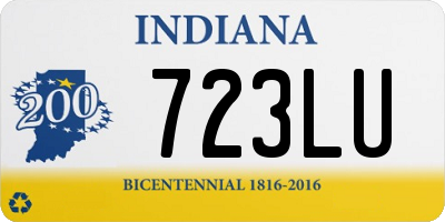 IN license plate 723LU