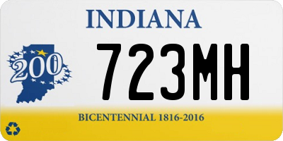 IN license plate 723MH