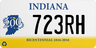 IN license plate 723RH