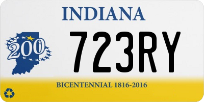 IN license plate 723RY