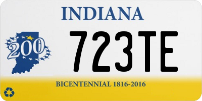 IN license plate 723TE