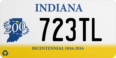 IN license plate 723TL