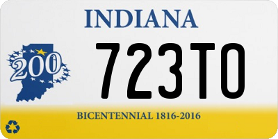 IN license plate 723TO